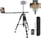 Elitehood iPhone Tripod for Overhead Video Recording Heavy Duty UltraStable 25in Horizontal Long Extendable Boom 360 Rotation iPhone Tripod Stand with Remote Vertical 71 Tall Phone Stand