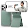 MOFT Phone Tripod Stand Selfie Stick for iPhone MultiAngles iPhone Stand Lightweight Portable Phone Holder Strong Magnets MOVAS Vegan Leather Travel Essentials Seafoam Without Card Slot