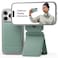 MOFT Phone Tripod Stand Selfie Stick for iPhone MultiAngles iPhone Stand Lightweight Portable Phone Holder Strong Magnets MOVAS Vegan Leather Travel Essentials Seafoam Without Card Slot