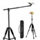 elitehood Phone Tripod for Overhead Video Recording Updated Horizontal 59inch Adjustable Tripod for iPhone with 25in Long Extendable Arm 360 Rotation iPhone Stand Holder for Overhead Recording