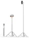 Pnitri 71 Phone Tripod Stand Extendable Reinforced Aluminum Phone Stand with Wireless Remote Stable Cellphone Tripod Compatible with iPhone 141312 Galaxy S23S22 Huawei White
