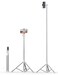 Pnitri 71 Phone Tripod Stand Extendable Reinforced Aluminum Phone Stand with Wireless Remote Stable Cellphone Tripod Compatible with iPhone 141312 Galaxy S23S22 Huawei White
