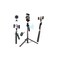 Fccabin Extendable Auto Face Tracking Tripod for iPhone with light No App 360 Rotation selfie stick for iPhoneAndroid Phone Tripod with Remote Control for TikTok Live Streaming VloggingVideo Recording