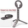 SHINEWEE UltraCompact Magnetic Tripod for iPhone Foldable Hook Design 20 N52 Magnets Cold Shoe 14 Screw Phone Stand for iPhone 1217 MagSafe Devices