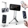 ULANZI MA30 Magnetic Phone Tripod Stand for iPhone Aluminium Maglock Smartphone Mini Tripod Pocket Cell Phone Stand Strong Magnet Quick Mount Compatible with iPhone 17 16 15 14 13 12 Series Silver