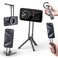 ULANZI MA30 Magnetic Phone Tripod Stand for iPhoneAluminium Maglock Smartphone Mini Tripod Pocket Cell Phone Stand Strong Magnet Quick Mount Compatible with iPhone 17 16 15 14 13 12 Series Dark Gray