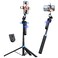 UBeesize 70 Auto Face Tracking Tripod 360 Rotation with Stand Phone Tripod with Fill Light Selfie Stick Phone Stand for Recording VlogLive StreamVideoTikTok Compatible with iPhoneAndroid