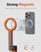 TODI 65 Magnetic Tripod for iPhone with Remote Selfie Stick for iPhone Magsafe Cell Phone Tripod Stand for Recording Travel Tripod Compatible with 1615141312 Series