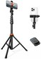 VIMOSE 66 Phone Tripod Tripod for iPhone with Remote Phone Stand Extendable Cell Phone Tripod for Video Recording Ultimate Tripod Monopod Accessories for iPhoneAndroid Clamp Mount