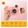 Kodak Smile 2in1 Digital Instant Print Camera Wireless Bluetooth Printer 10MP SpecialEffect Rotating Lens Zink 2x3 StickyBack Photos Print via Fun App from Smart Devices Pink