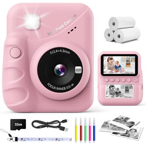 كالين جام Calinegam Kids Instant Print Camera 32GB