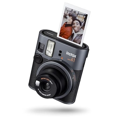 INSTAX mini 41 Instant Camera Simple Operation with Auto Exposure Builtin Flash Selfie Lens and Close up Modea Classic Design Camera which uses All mini Films Sold Separately