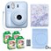 Fujifilm Instax Mini 12 Instant Camera Pastel Blue Fuji Film Value Pack 40 Sheets Shutter Accessories Bundle Incl Compatible Carrying Case Quicksand Beads Photo Album 64 Pockets