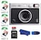 Fujifilm INSTAX MINI EVO Hybrid Instant Camera Black Bundle Includes 60 INSTAX Mini Film 60 Exposures SanDisk 32GB MicroSDHC Memory Card and More 5 Items