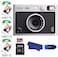 Fujifilm INSTAX MINI EVO Hybrid Instant Camera Black Bundle Includes 60 INSTAX Mini Film 60 Exposures SanDisk 32GB MicroSDHC Memory Card and More 5 Items