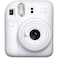 FUJIFILM INSTAX Mini 12 Instant Film Camera Clay White Bundled with INSTAX Mini Instant Film 40 Exposures Instax Accessory Bundle AA Batteries Cleaning Cloth 10 Items