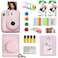 FUJIFILM INSTAX Mini 12 Instant Film Camera Blossom Pink Bundled with INSTAX Mini Instant Film 40 Exposures Instax Accessory Bundle AA Batteries Cleaning Cloth 10 Items