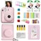 FUJIFILM INSTAX Mini 12 Instant Film Camera Blossom Pink Bundled with INSTAX Mini Instant Film 40 Exposures Instax Accessory Bundle AA Batteries Cleaning Cloth 10 Items