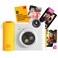 Kodak Smile 2in1 Digital Instant Camera Wireless Bluetooth Photo Printer 10MP SpecialEffect Rotating Lens Zink 2x3 51x75 cm StickyBack Photos Print via App from Smart Devices White