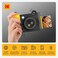 KODAK Smile Wireless Digital Instant Print Camera with EffectChanging Lens 2x3 StickyBacked Photo Prints and Zink Printing Technology Compatible with iOS and Android Devices Black