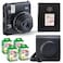 Fujifilm Instax Mini 99 Instant Camera Vintage Black Value Pack 40 Sheets Shutter Accessories Bundle Includes Style Compatible Carrying Case Black Photo Album 64 Pockets