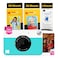 Kodak Printomatic FullColor Instant Print Digital Camera 75 Sheets Bundle Prints On Zink 2x3 StickyBack Photo Paper 5MP Portable Creative Fun Gift for Birthday Christmas Holiday Blue