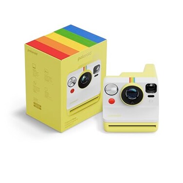 Polaroid Now 3rd Generation IType Instant Film Camera Yellow Camera Only No Film 9158