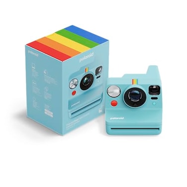 Polaroid Now 3rd Generation IType Instant Film Camera Bluetooth Connected App Controlled Arctic Blue Camera Only No Film 9163