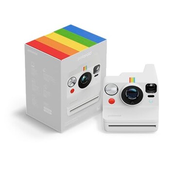 Polaroid Now 3rd Generation IType Instant Film Camera Bluetooth Connected App Controlled White Camera Only No Film 9161