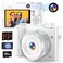 Zostuic 4K Digital Camera 64MP Front Rear with Autofocus AntiShake 3 Selfie Vlogging Camera Ultra Bright Flash 16X Zoom White