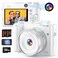 Zostuic 4K Digital Camera 64MP Front Rear with Autofocus AntiShake 3 Selfie Vlogging Camera Ultra Bright Flash 16X Zoom White