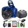 Minolta 64 Mega Pixels Auto Focus Digital Camera with 10x Optical Zoom 4K Ultra HD Video and Macro Shooting Bundle with 32 GB Memory Card Vlogging Tripod Cleaning kit More Accessories Blue