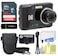 The Imaging World Kodak PIXPRO FZ45 16MP Digital Camera 4X Optical Zoom 27mm Wide Angle 1080P Full HD Video 27 LCD Camera Black 64GB Card and Reader Case Memory Wallet Tripod Cleaning Bundle