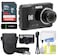 The Imaging World Kodak PIXPRO FZ45 16MP Digital Camera 4X Optical Zoom 27mm Wide Angle 1080P Full HD Video 27 LCD Camera Black 64GB Card and Reader Case Memory Wallet Tripod Cleaning Bundle