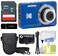 The Imaging World Kodak PIXPRO FZ55 Blue 16MP Digital Camera 5X Optical Zoom 28mm Wide Angle 1080P Full HD Video 27 LCD Camera 64GB Card and Reader Case Memory Wallet Tripod Cleaning Bundle