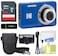 The Imaging World Kodak PIXPRO FZ55 Blue 16MP Digital Camera 5X Optical Zoom 28mm Wide Angle 1080P Full HD Video 27 LCD Camera 64GB Card and Reader Case Memory Wallet Tripod Cleaning Bundle