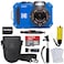 PHOTO4LESS Kodak PIXPRO WPZ2 Rugged Waterproof Shockproof Digital Camera 16MP 4X Optical Zoom 1080P Full HD Video 27 LCD Blue 32GB SD Card Black Compact Camera Case Floating Strap Bundle 7 Items