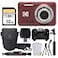 PHOTO4LESS Kodak PIXPRO FZ55 Digital Camera Red 32GB Memory Card Point and Shoot Camera Case Extendable Monopod Lens Cleaning Pen LCD Screen Protectors Table Top Tripod Ultimate Bundle
