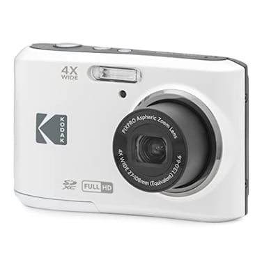 Kodak PIXPRO Friendly Zoom FZ45WH 16MP Digital Camera 4X Zoom 27mm Wide Angle 27 LCD Screen White
