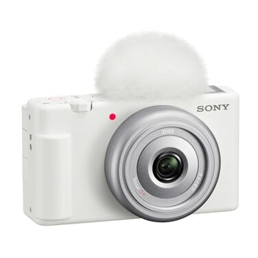 Sony ZV1F Vlog Camera for Content Creators and Vloggers White
