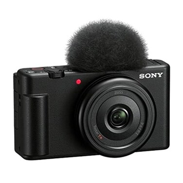 Sony ZV1F Vlog Camera for Content Creators and Vloggers Black
