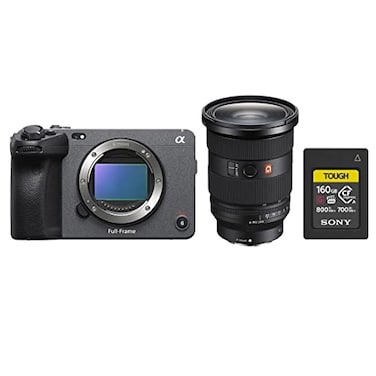 Sony FX3 FullFrame Cinema Line Camera FE 2470mm f28 GM II Lens Bundle Tough 160GB CFexpress Type A Memory Card for Digital Video 3 Items