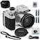 Minolta MN40Z 20MP Digital Camera 40x Optical Zoom 1080p FHD Video 30 LCD WiFi FaceSmileBlink Detection Silver