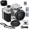 Minolta MN40Z 20MP Digital Camera 40x Optical Zoom 1080p FHD Video 30 LCD WiFi FaceSmileBlink Detection Silver