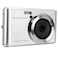 AgfaPhoto AGFA Photo Realishot DC5500 Compact Digital Camera 24 MP 24 Inch LCD Screen 8X Digital Zoom HD 720p Video External SD Memory Card Lithium Battery Silver
