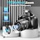 OIEXI 4K Digital Camera for Photography 12X Optical Zoom 72MP Vlogging Camera for YouTube with 3 270 Flip Screen Autofocus Compact Camera with 2 Batteries 64GB SD Card USB Card Reader Charging Stand