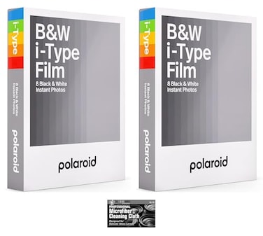 The Imaging World Polaroid Black White Instant Film for Polaroid IType Now Lab OneStep2 Camera 2Pack