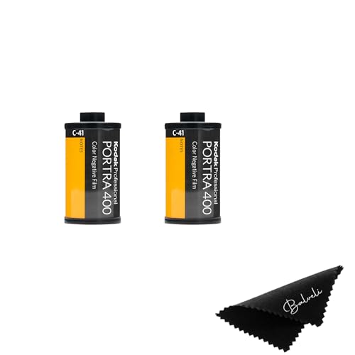 بالفيلي Balveli Kodak Portra 400 Film 2 Pack Of 36exp Rolls For Cameras With Balveli Microfiber