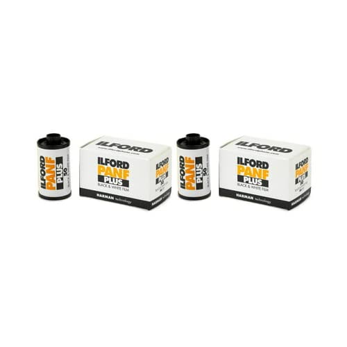 إلفورد Ilford Pan F Plus And Print Film 135 Iso 50 36 Exposures 2pack 36 EXPOSURES