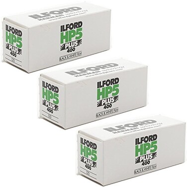 Ilford 3 Rolls HP5 400 120 Film